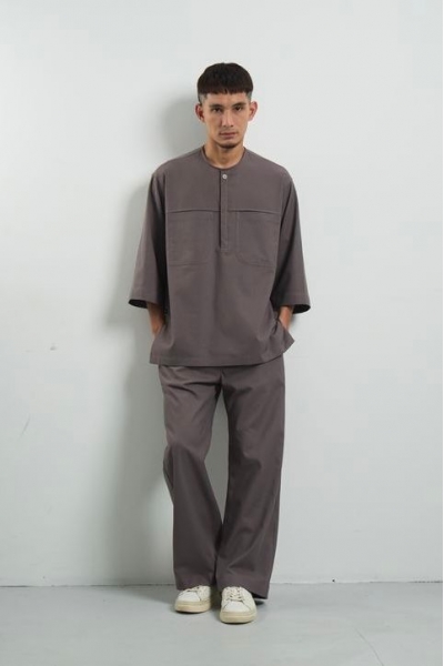 Kamara Kurta Set, Taupe