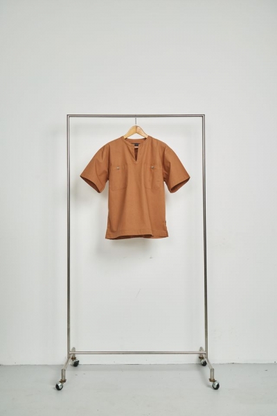 Kurta Short Sleeve Karang, Rouge Brown