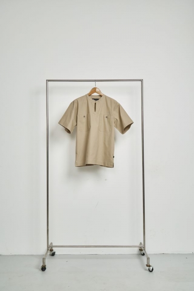 Kurta Short Sleeve Karang, Wheat Brown