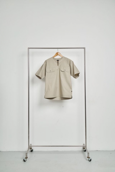 Kurta Short Sleeve Makara, Light Khakis