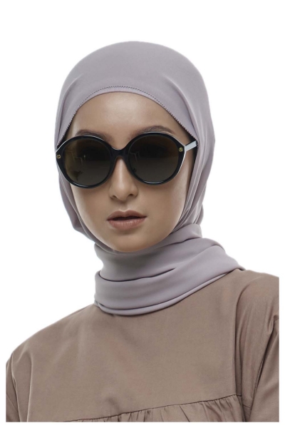 Nukma Chiffon Shawl - Lavender Purple