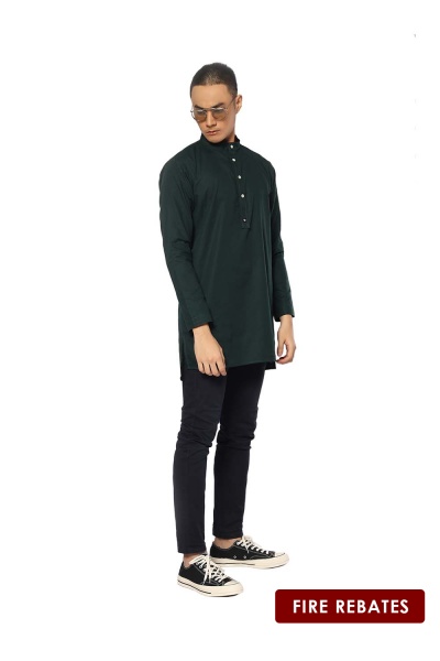 Gyzu Kurta - Emerald Green