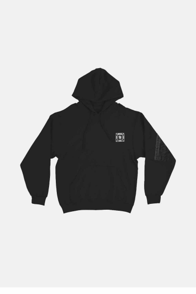 Hoodie BYOS Back Plain - Black