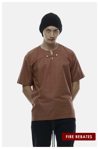 Kurta Short Sleeves Kanagi - Spice Chocolate