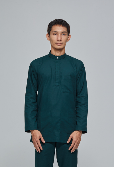 Baju Melayu Cekak Musang Ruma, Emerald Green