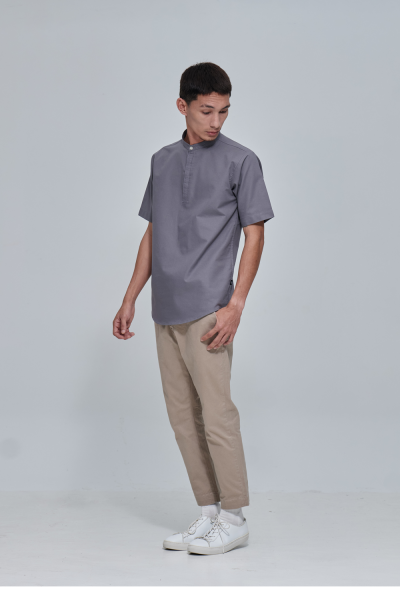 Kurta Short Sleeves Brams, Deem Grey