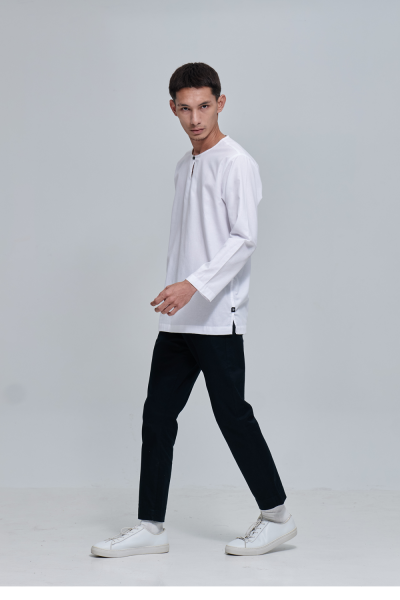 Kurta Long Sleeves Samba, White