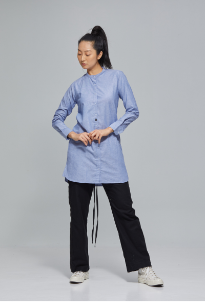 Blouse Dome Women - Denim Blue