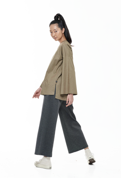 Blouse Natria, Olive Green