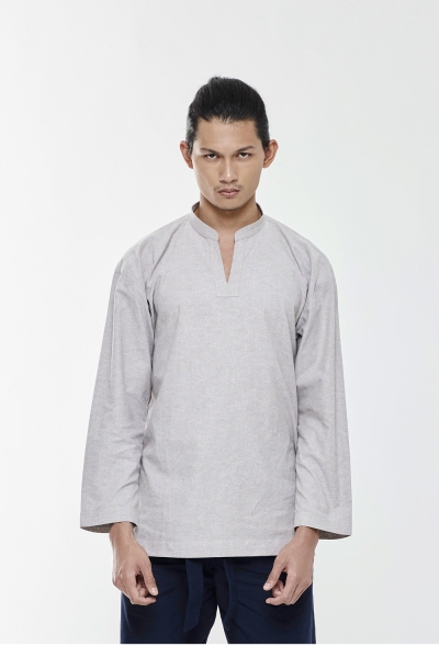 Kurta Long Sleeves Rumaya - Pastel Brown