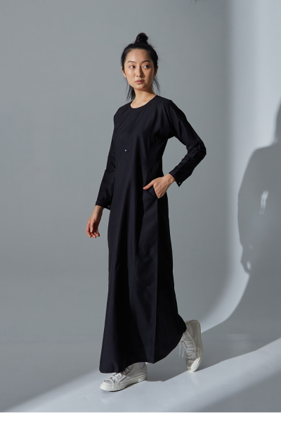 Jubah Dress Xeria - Black