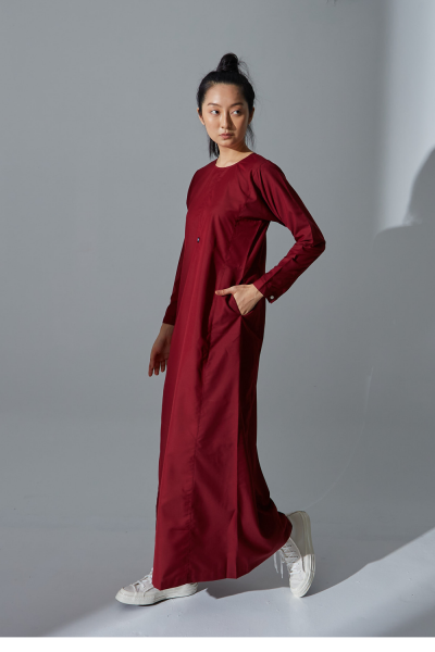 Jubah Dress Xeria - Maroon