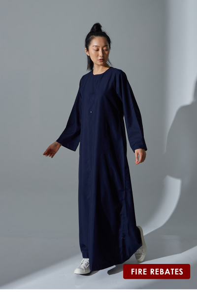 Jubah Dress Hangxu - Dark Blue