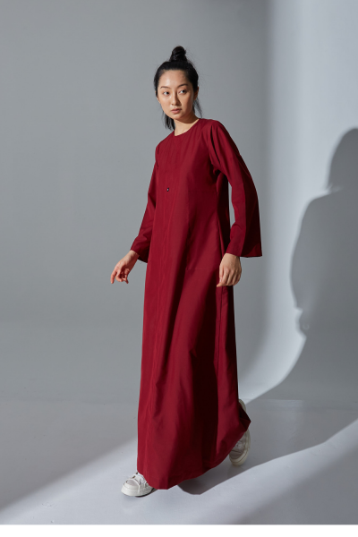 Jubah Dress Hangxu - Maroon