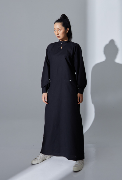 Jubah Dress Zang - Black